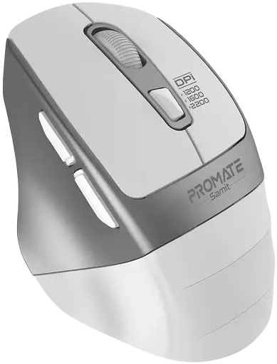 Миша бездротова Promate Samit White
