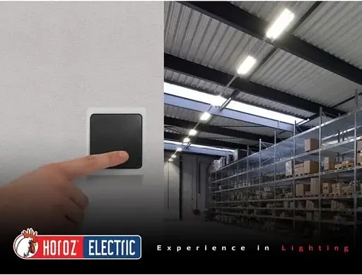 Выключатель Horoz Electric Atom 1-й накладной проходной черно-серый - фото 3