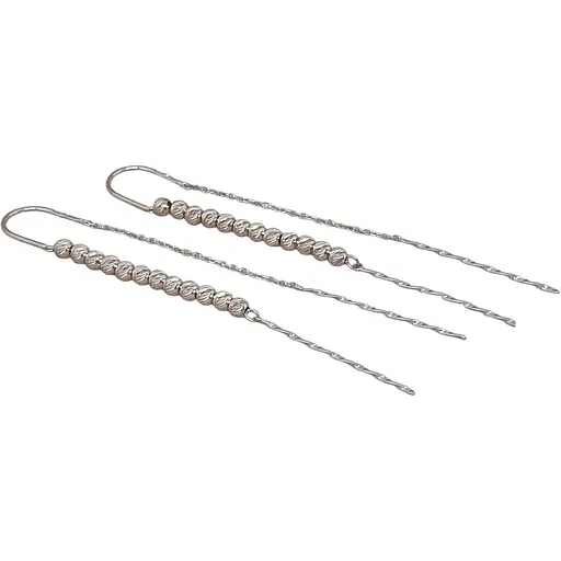 Золотые серьги-протяжки Tango. 580130