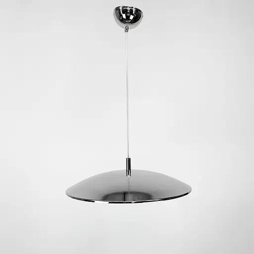 Подвесной серебряный LED светильник ENOCH с нейтральным светом в 3-х размерах Line.F Диаметр 40см - фото 6