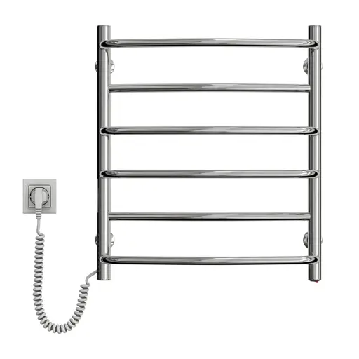 Рушникосушка електрична NAVIN Омега 530х600 лівий - фото 1