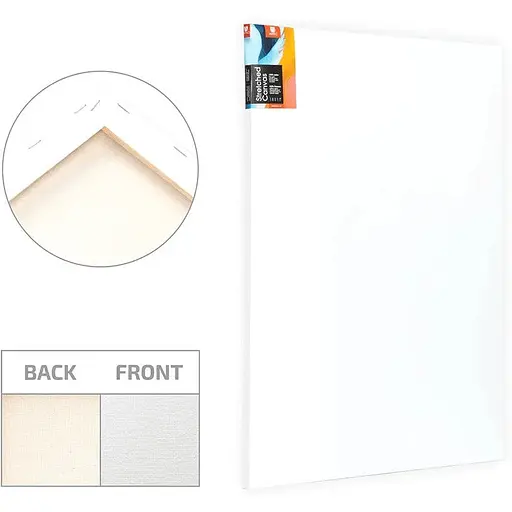 Подрамник Arteo 50×70 см мелкое зерно акриловый грунт хлопок 280г/м2