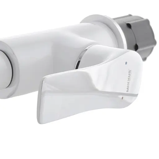 Змішувач для кухні Mixxus Premium Eva 017 white MI5810 Білий матовий - фото 5