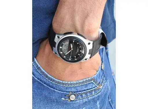 Годинники наручні чоловічі чорні кварцові оригінальні Японія Casio Collection AW-80-1AVES - фото 4