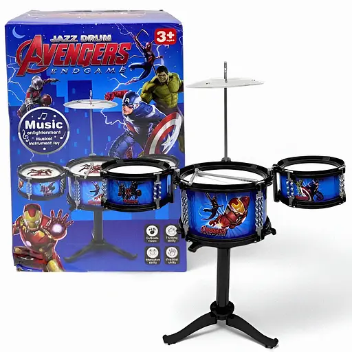 Компактная барабанная установка «Герой» DX 1001-13 – игровой набор для юного музыканта - фото 2