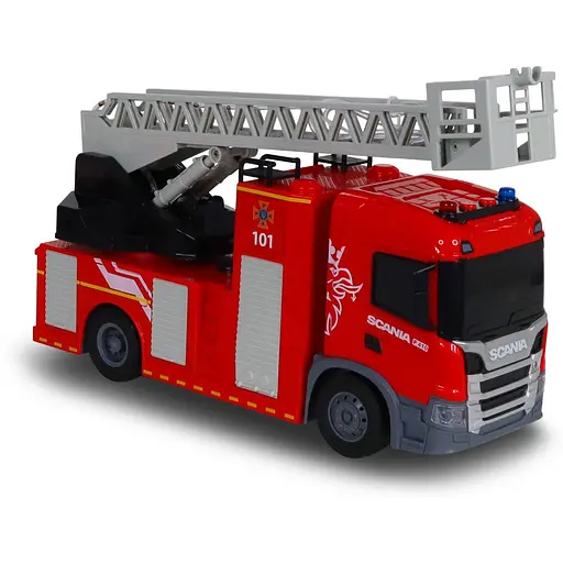 Автомодель TechnoDrive Big Truck Пожарная машина Scania (6407KS) - фото 4