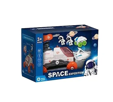 Набір космосу 551-10 марсохід з підсвічуванням, викрутка, в коробці (6983313402270) - фото 1