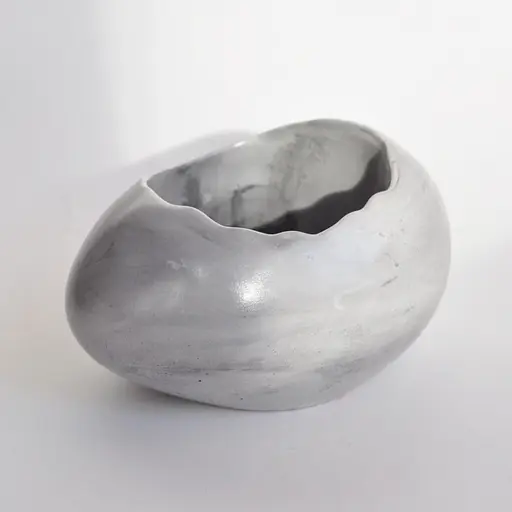 Гіпсове Кашпо "ShellandGravite" Spokiy SP2319 графіт 12 см - фото 3