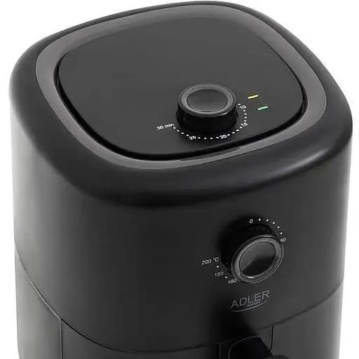 Безмасляная аэрофритюрница Adler AD 6310 мультипечь аэрогриль 2200 Вт чаша 3 л таймер 30 мин до 200 ° C - фото 2