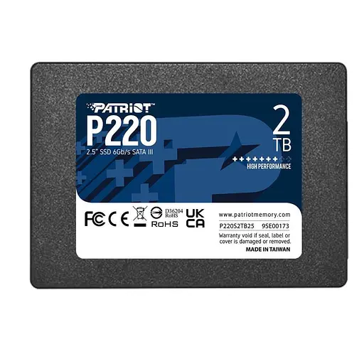 SSD-накопитель Patriot P220 2 ТБ (P220S2TB25) - фото 2