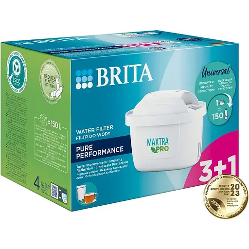 Сменный фильтр для кувшина Brita MXPro 3+1 шт. (1051759) [150544] - фото 4