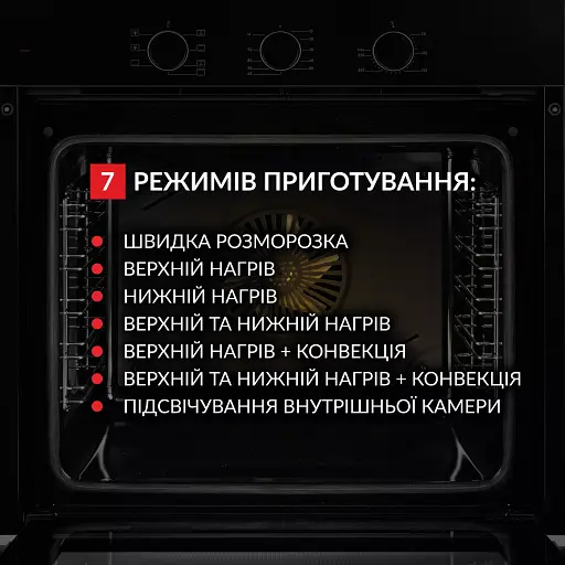 Духовой шкаф электрический Weilor FPO6F70BK - фото 4