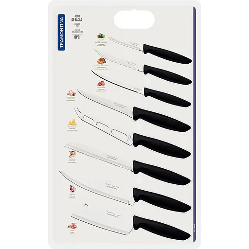 Набір ножів Tramontina Plenus Black (23498/032) [85152] - фото 3