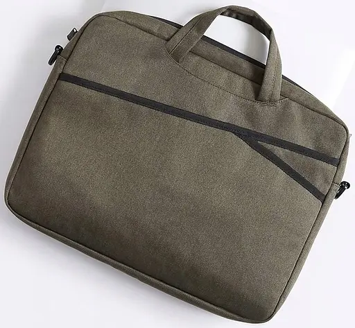 Сумка портфель для ноутбука 15.6 дюймів Amazon Basics сіра sum0028782 - фото 3