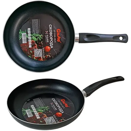 Сковорода Gusto GT-2100-24/3 покриття Xylan 24 см (80442) - фото 4