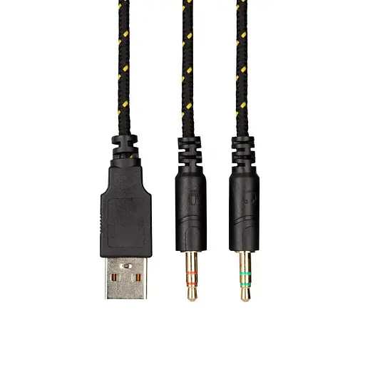 Наушники 2E Gaming гарнитура игровая HG300 LED 3.5mm (2E-HG300BK) черная - фото 6