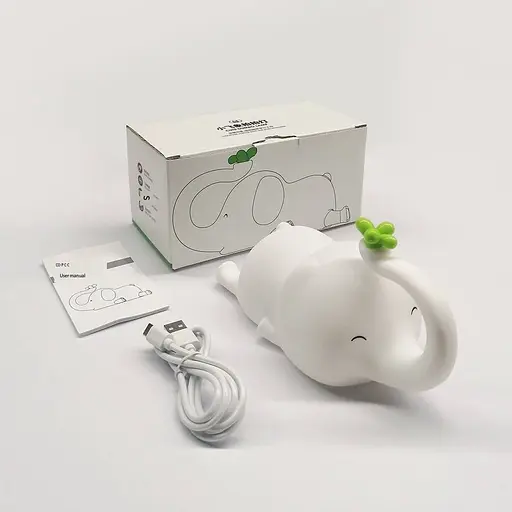 Силиконовый беспроводной ночник «Слоник» - фото 6