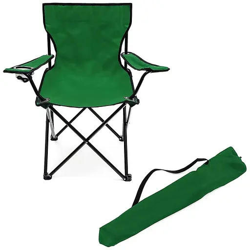Стул складной большой Mountain Outdoor 1101-7977-G, с подлокотниками - фото 2
