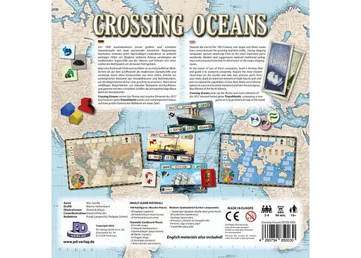 Настільна гра PD-Verlag Перетинаючи океани (Crossing Oceans) (англ., нім.) (PS018) - фото 2