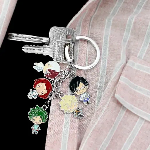 Брелок Моя геройська академія My Hero Academia з фігурками персонажів MHA 1083 - фото 2