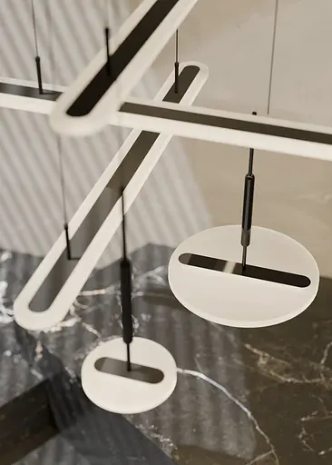 Підвісний світильник Babich Studio FOG 200 Black (RAL 9005) - фото 5