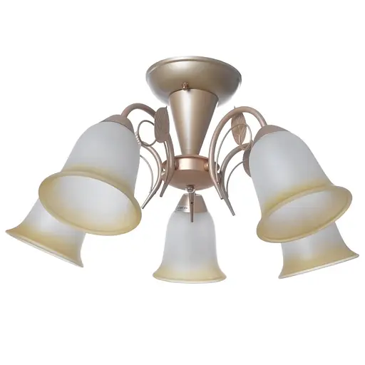 Люстра стельова Brille флористика E27 60W G (LK-528C/5)