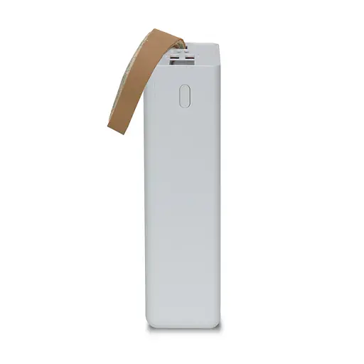 Повербанк 30000mAh Power Bank Kraft TPB-2330 White 22.5W QC3.0 LED-ліхтар (43-00034) - фото 3