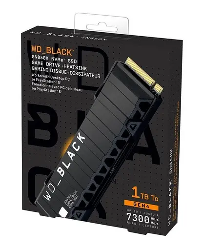 SSD накопитель внутренний NVME WD Black SN850X 1TB (WDS100T2XHE) - фото 5