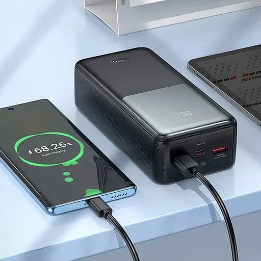 Портативний ЗП Power Bank Hoco J136B Sirui 22.5W+PD20W 30000 mAh Black - фото 4