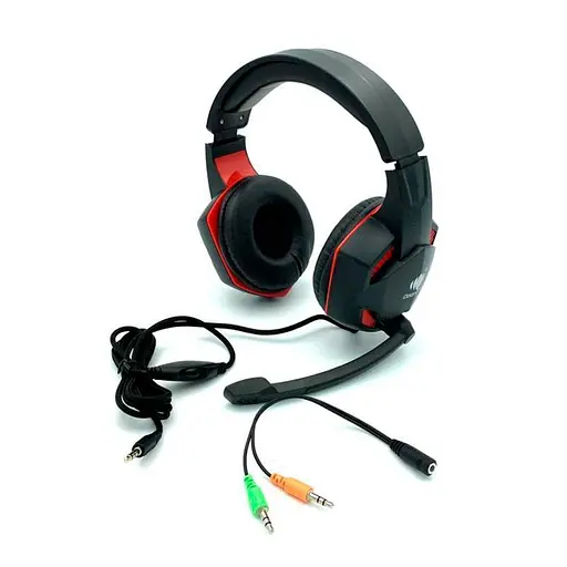 Ігрові повнорозмірні навушники Deepbass X12 з мікрофоном (Чорний) - фото 7