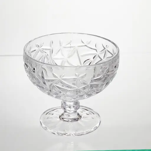 Набор креманок на ножке 6 штук 340 мл стеклянные креманки для мороженого желе и десертов Yiwu HP-19-169 - фото 3