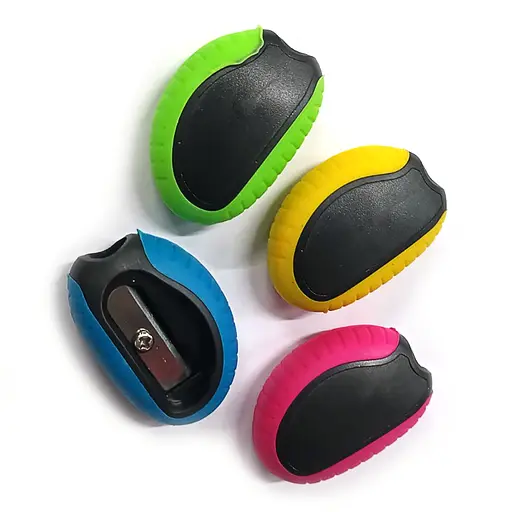 Стругалка детская Cosmic, 4x2.5x1.5 см, в банке, 30 шт., 829 (В ассортименте)