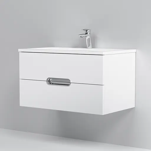 Тумба підвісна AM.PM Spirit 80 см з умивальником (M70-FUX0802-WC0802-38) - фото 4