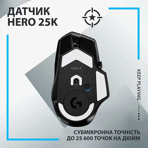Беспроводная мышь Logitech G502 X Lightspeed Wireless Black (910-006180) - фото 3