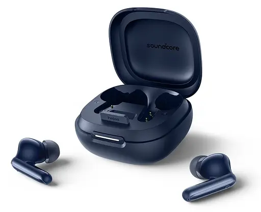 Гарнитура Anker SoundСore P40i Navy Blue - фото 5