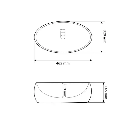 Умивальник VBI Veneto aiax glossy накладний VBI-012809, Мармур - фото 2