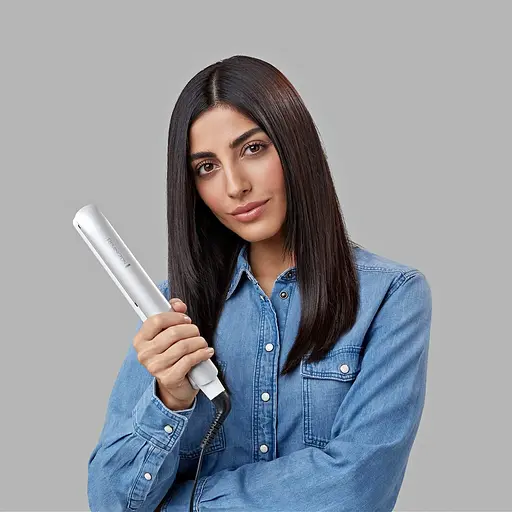 Випрямляч Remington Hydraluxe, 55 Вт, температурних режимів 9, 150-230С, дисплей, кераміка, білий - фото 2