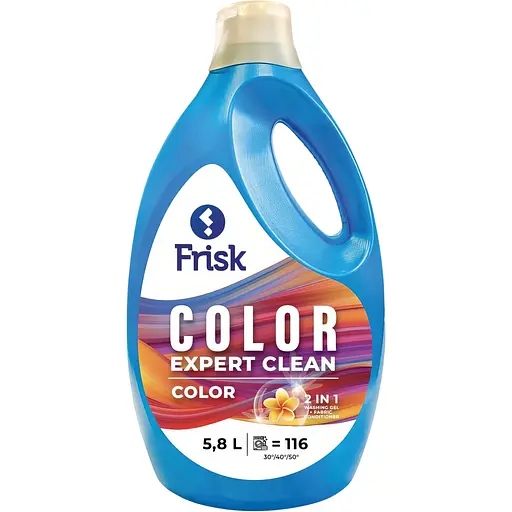 Гель для стирки цветных вещей Frisk Expert Clean 5.8 л