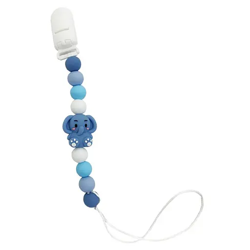 Силиконовая цепочка для пустышки "Слоник" MGZ-0528-1