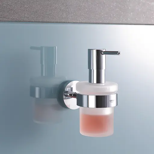 Дозатор для рідкого мила без тримача Grohe QuickFix Start 41188000, Білий - фото 4