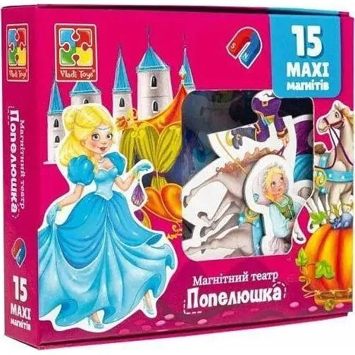 Гра настільна Vladi Toys Магнітний театр. Попелюшка VT3206-53 (4820234763788) - фото 1