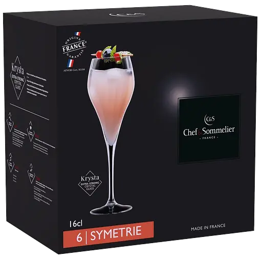Набор бокалов C&S Symetrie 6х160 мл (6939887) - фото 3