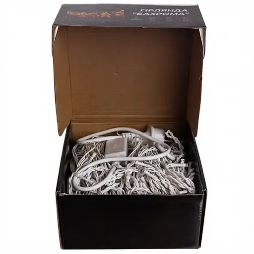 Вулична гірлянда Бахрома GarlandoPro 25 м 405 LED білий дріт Синій 25MWBL - фото 3