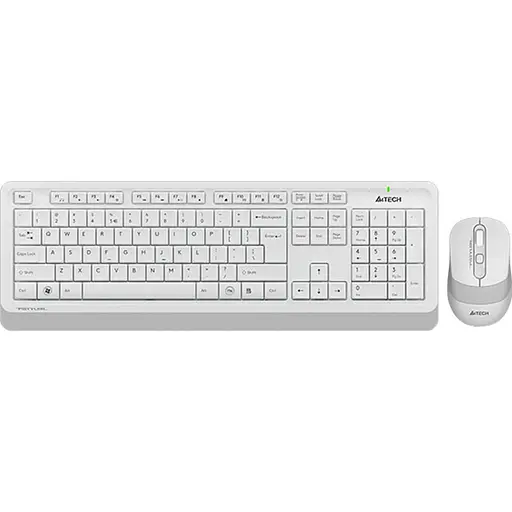 Беспроводной комплект (клавиатура + мышь) A4Tech F1110 Fstyler Wireless White (FG1010 (White)) - фото 1
