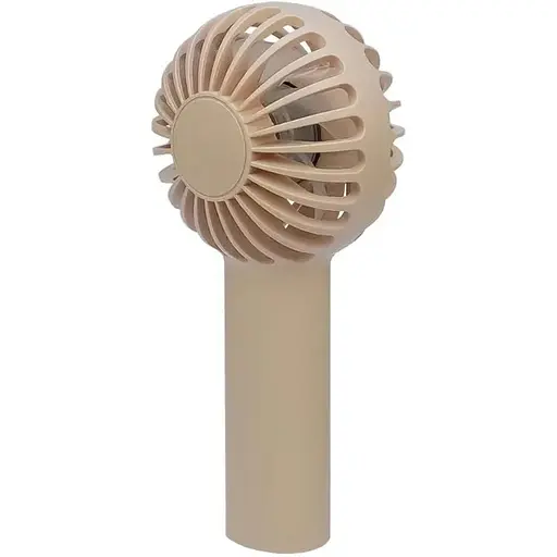 Вентилятор ручной беспроводной GXQC DC03 бежевый - фото 1