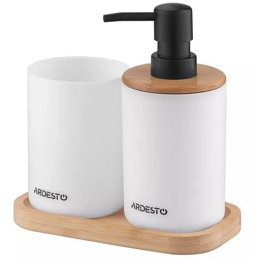 Набір для ванної кімнати Ardesto Minimalism білий (ARHB3110WB)