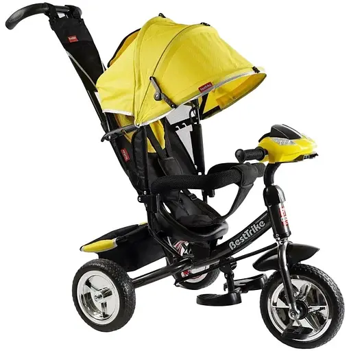 Трехколесный велосипед Best Trike 6588/62-119 с музыкальной панелью желтый