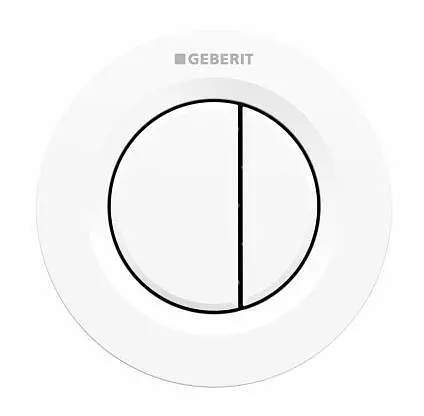 Пневматическая клавиша смыва Geberit Type01 белая 116.042.11.1, Белый - фото 1