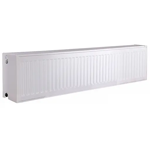 Радіатор сталевий панельний Kalite 33 низ/справа 300x1300 (без INNER) 000015101, Білий - фото 1