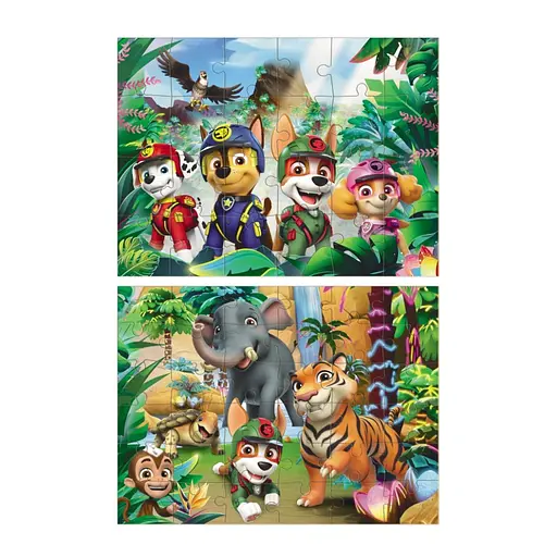 Пазл дитячий 2 в 1 Пригоди у джунглях 200572, 36 елементів - фото 2